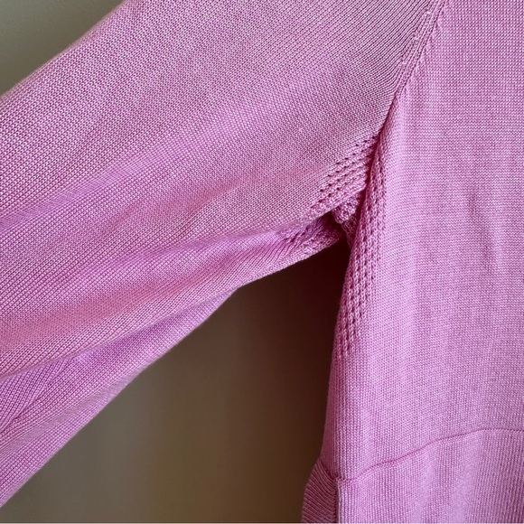 Athleta Pink Lightweight Button Cardigan XS - Picture 4 of 12